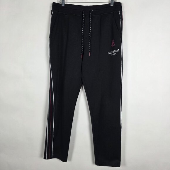 Psycho Bunny Other - Psycho Bunny Park MGM Las Vegas Mens Medium Black Track Jogger Pants
